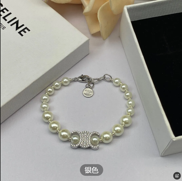 Celine Silver Pearl 