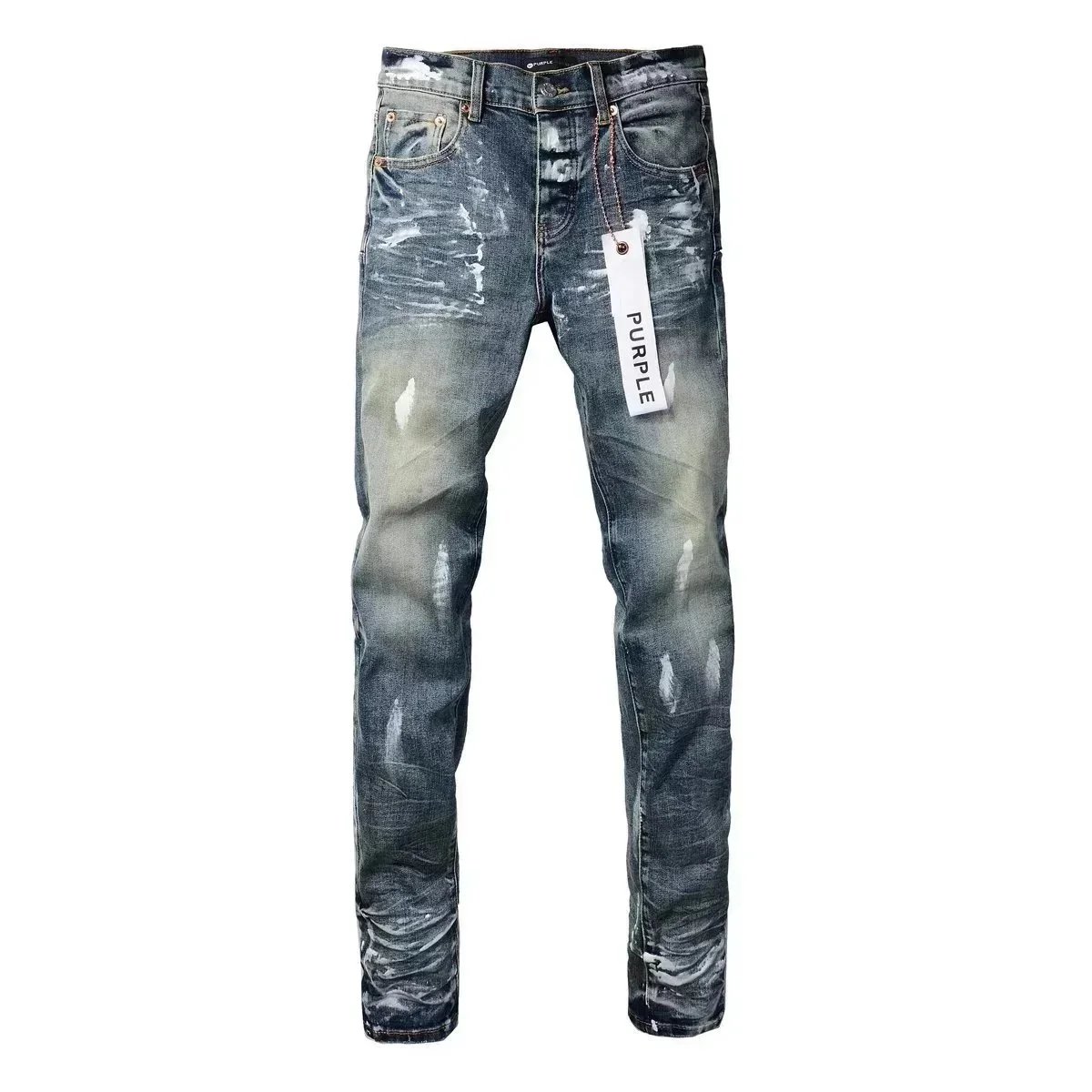 Purple Painted Jeans