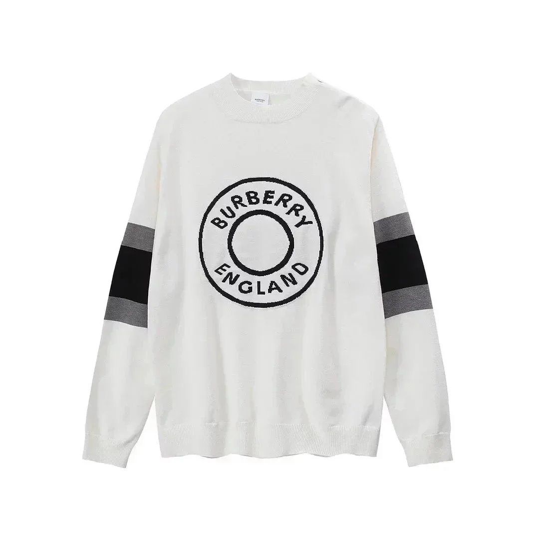 Burberry White Logo 