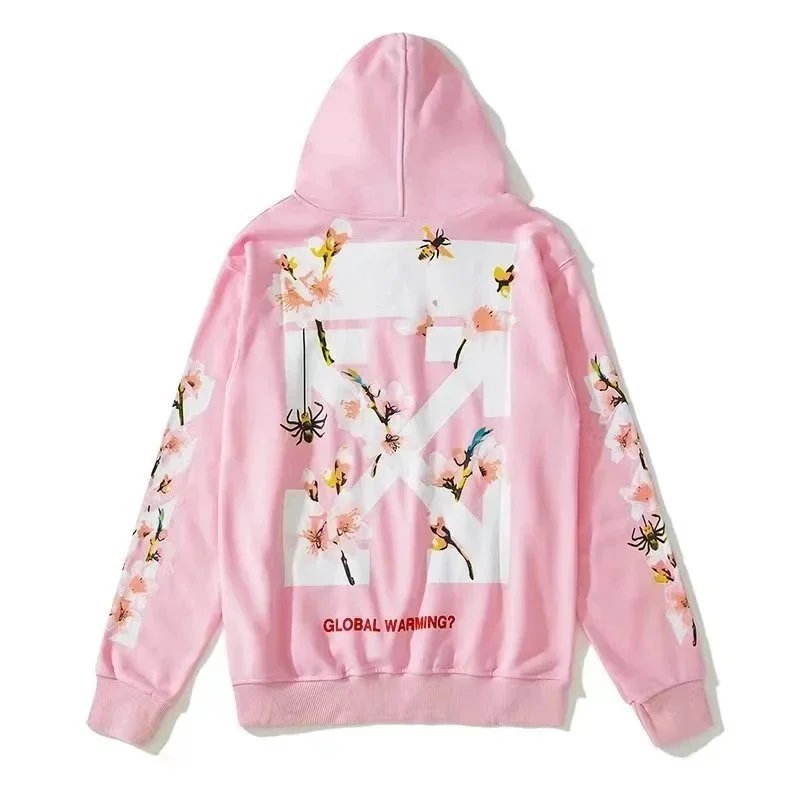 Off-White Pink Hoodi