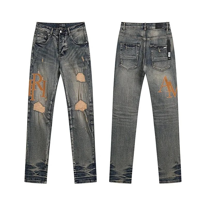 Amiri Distressed Blu