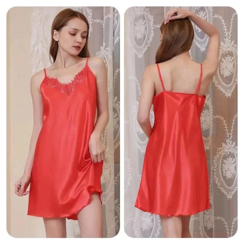 Lily Red Nightgown