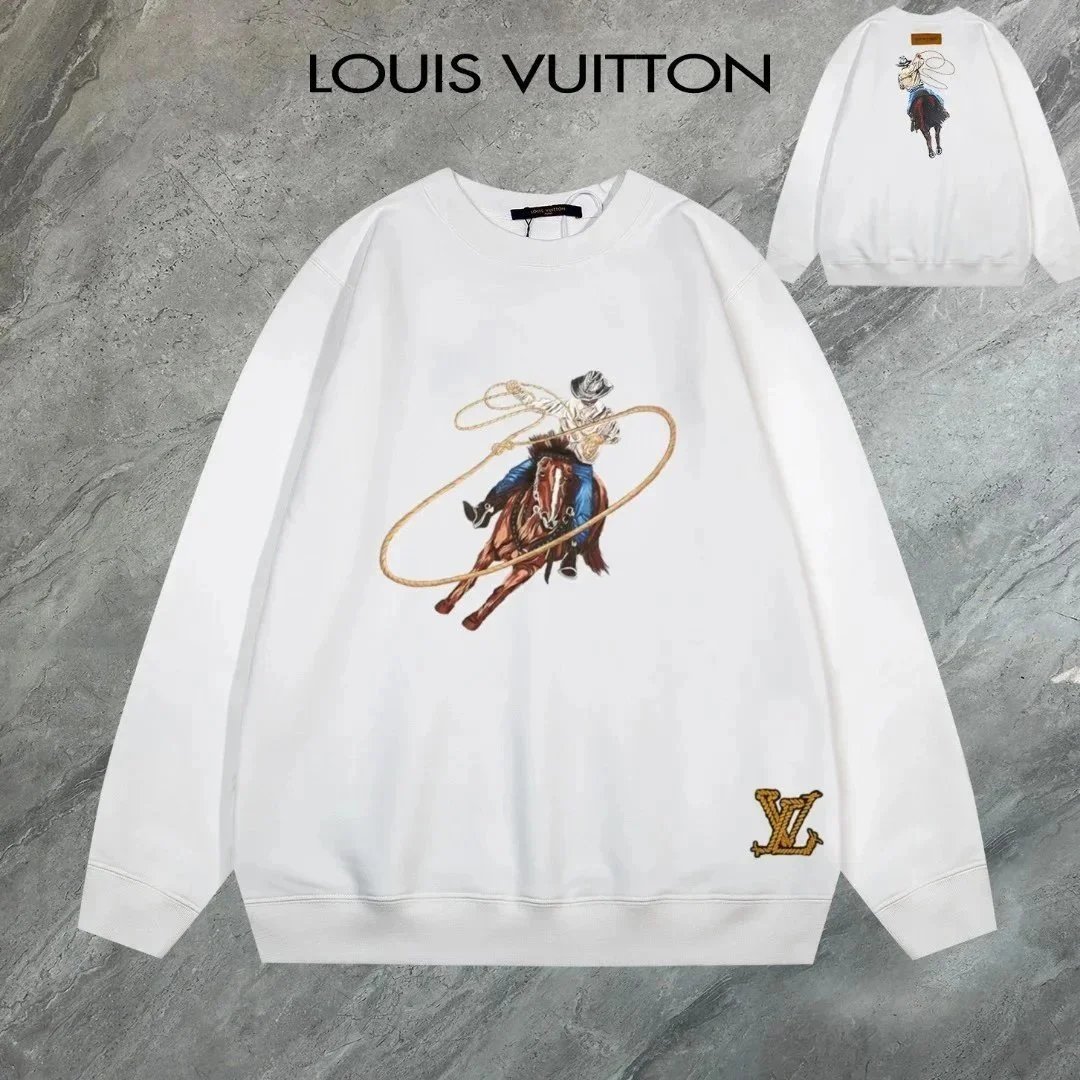 Louis Vuitton White Sweatshirt