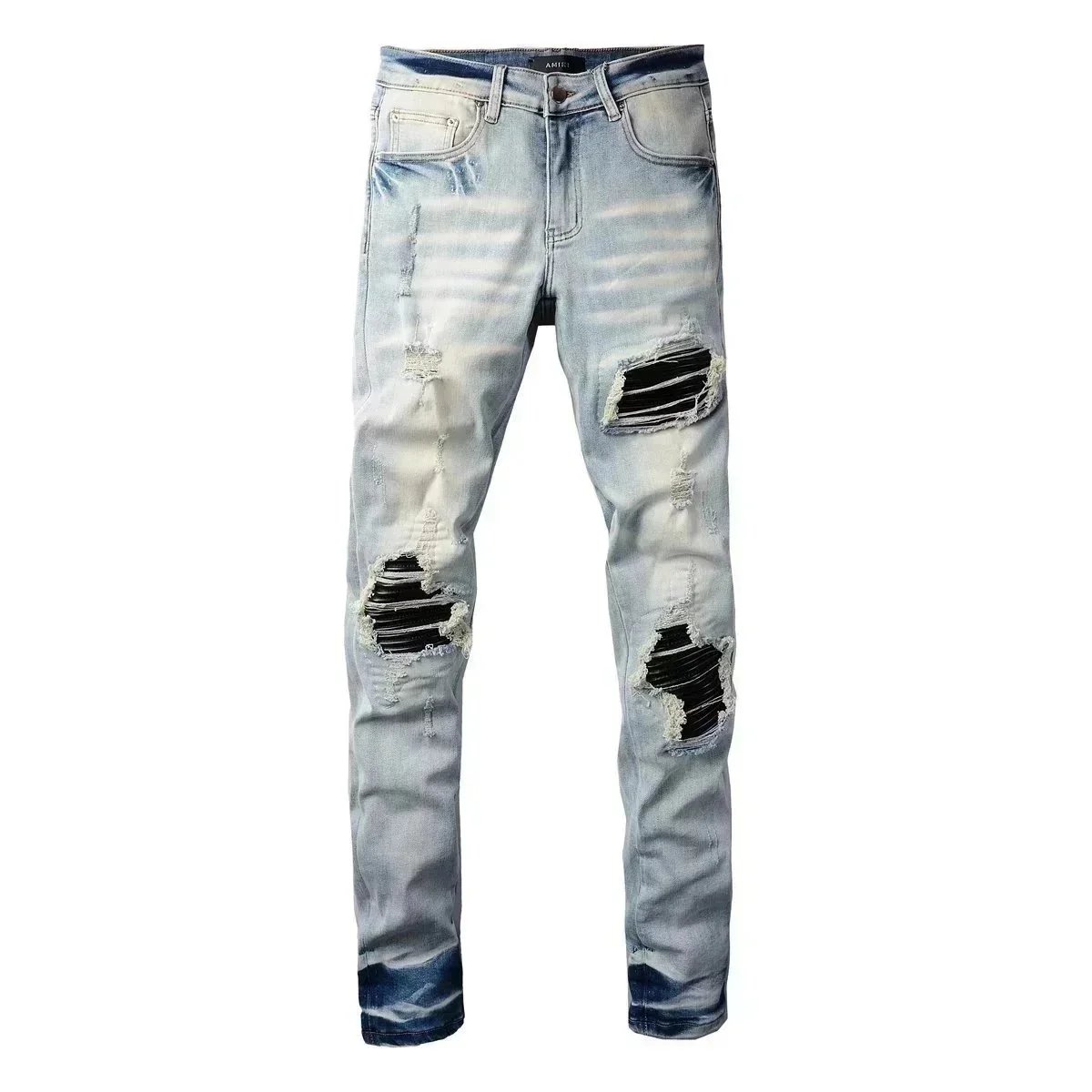 Amiri Distressed Blu