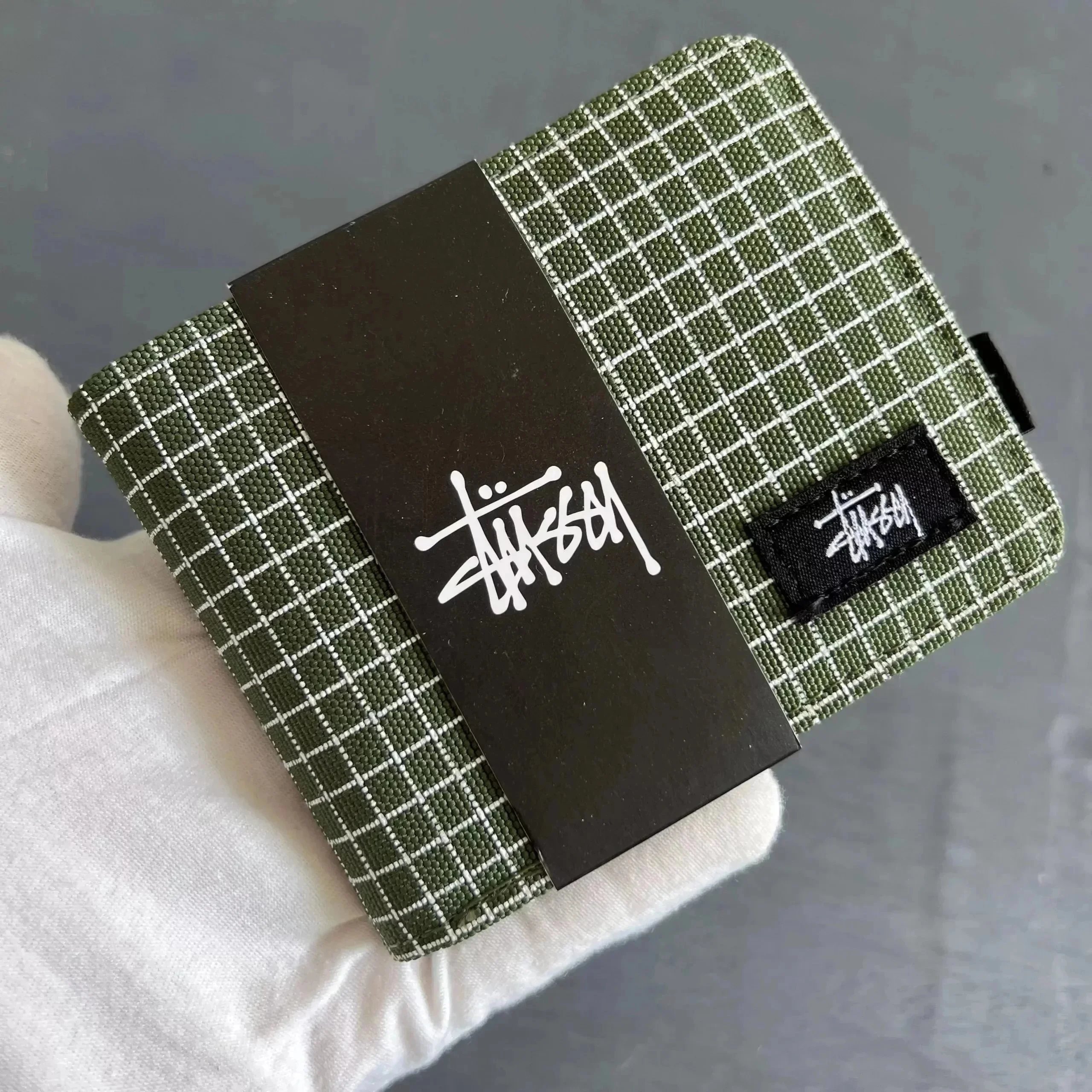 Stussy Green Wallet