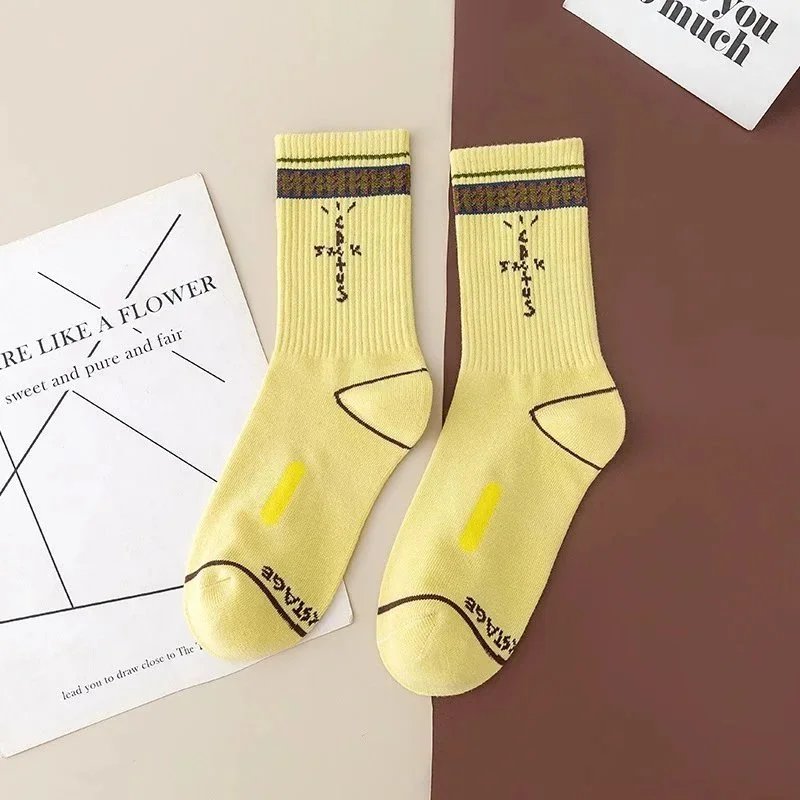Cactus Yellow Socks