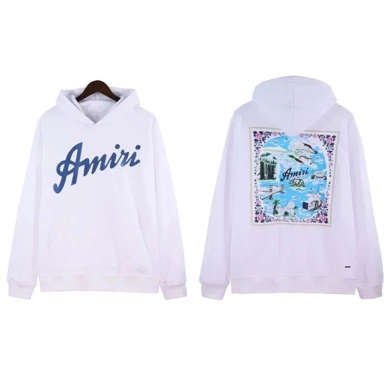 Amiri White Hoodie