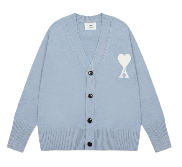 Ami Paris Blue Cardi