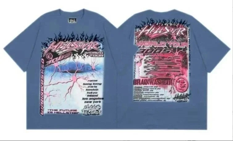 Hellstar Blue T-Shir