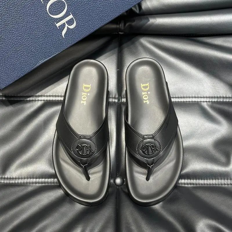 Dior Black Slippers