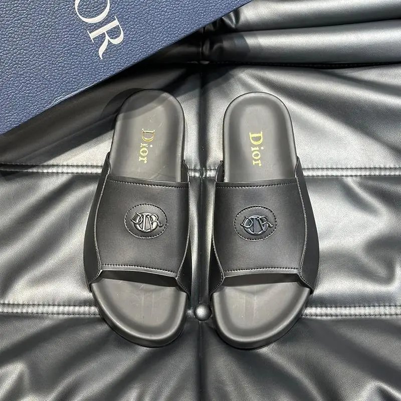 Dior Black Slides