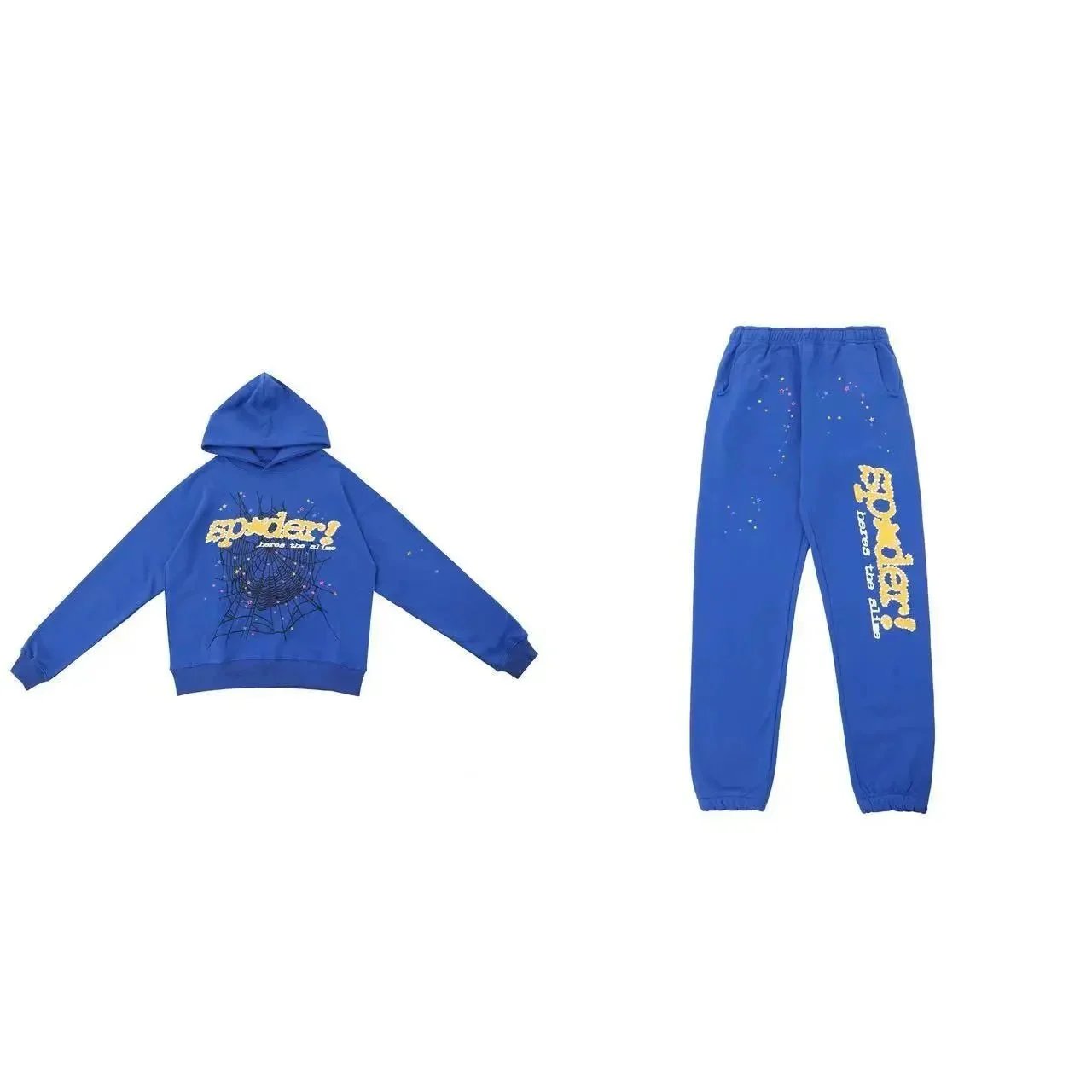 Spider Blue Hoodie a