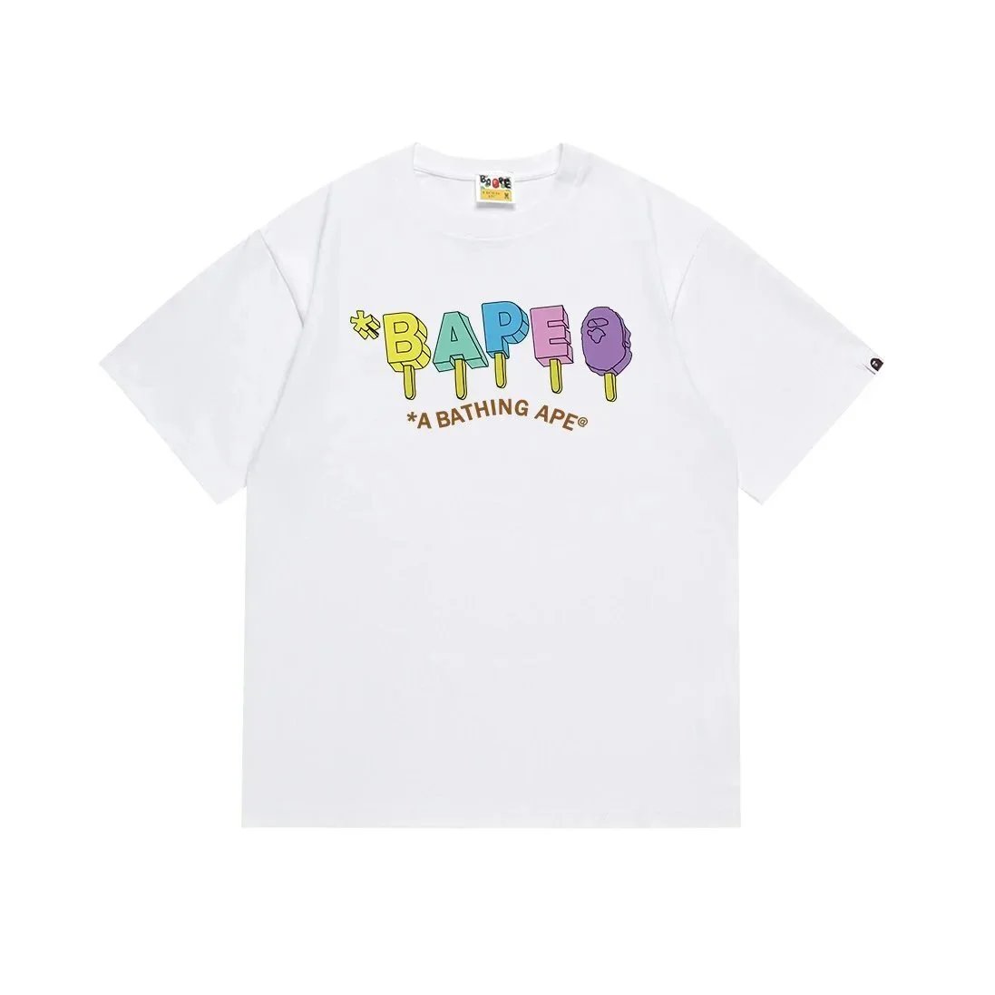 BAPE Ice Pop White T