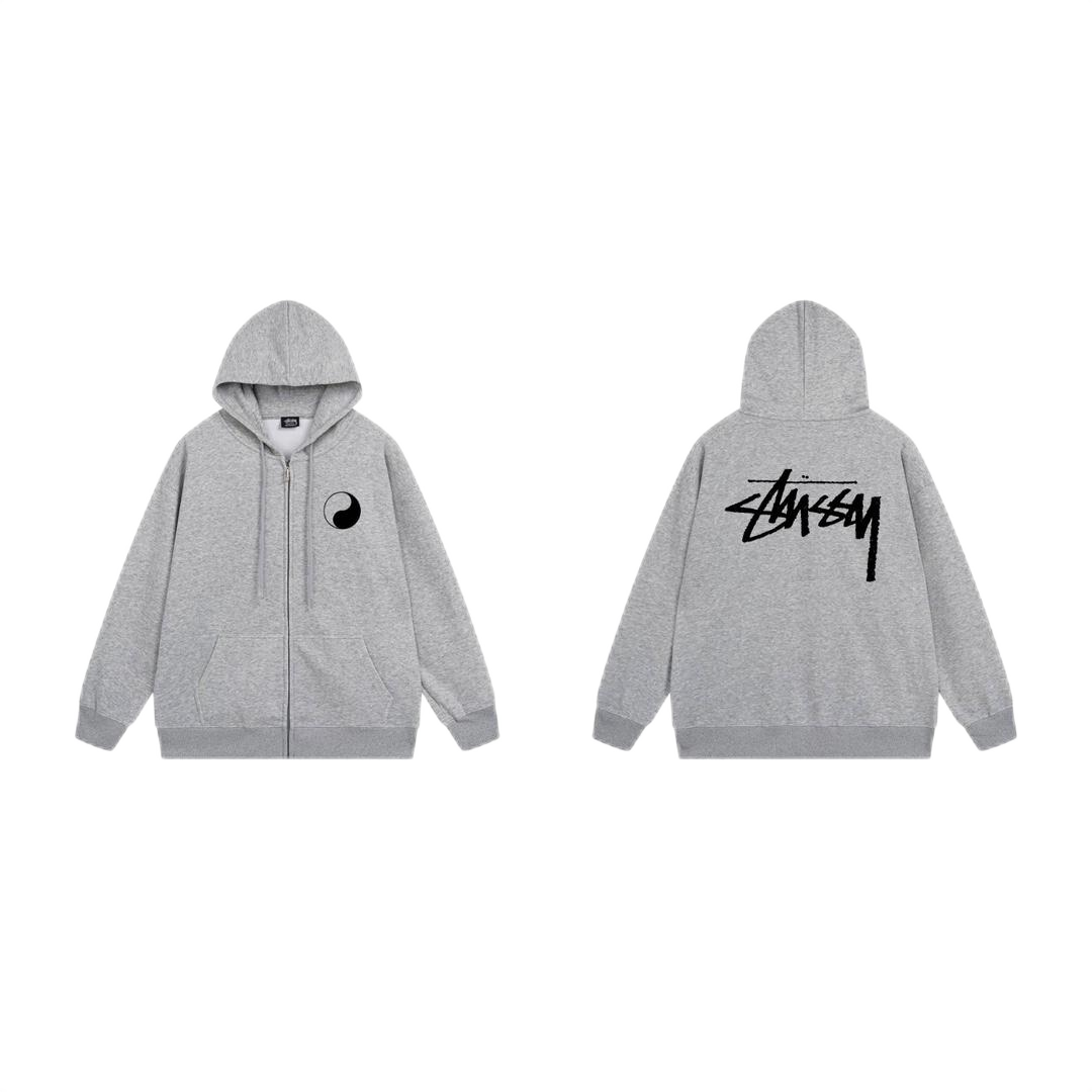 Stussy Yin Yang Gray