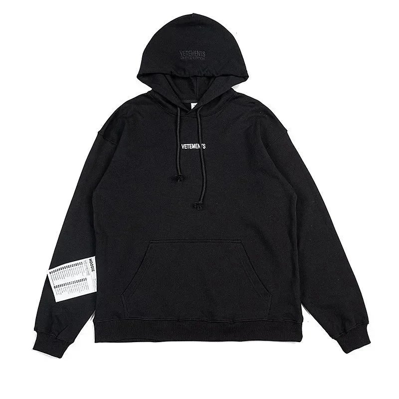 Vetements Black Hood
