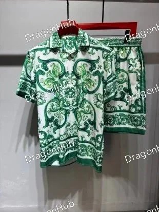 Versace Green Shorts