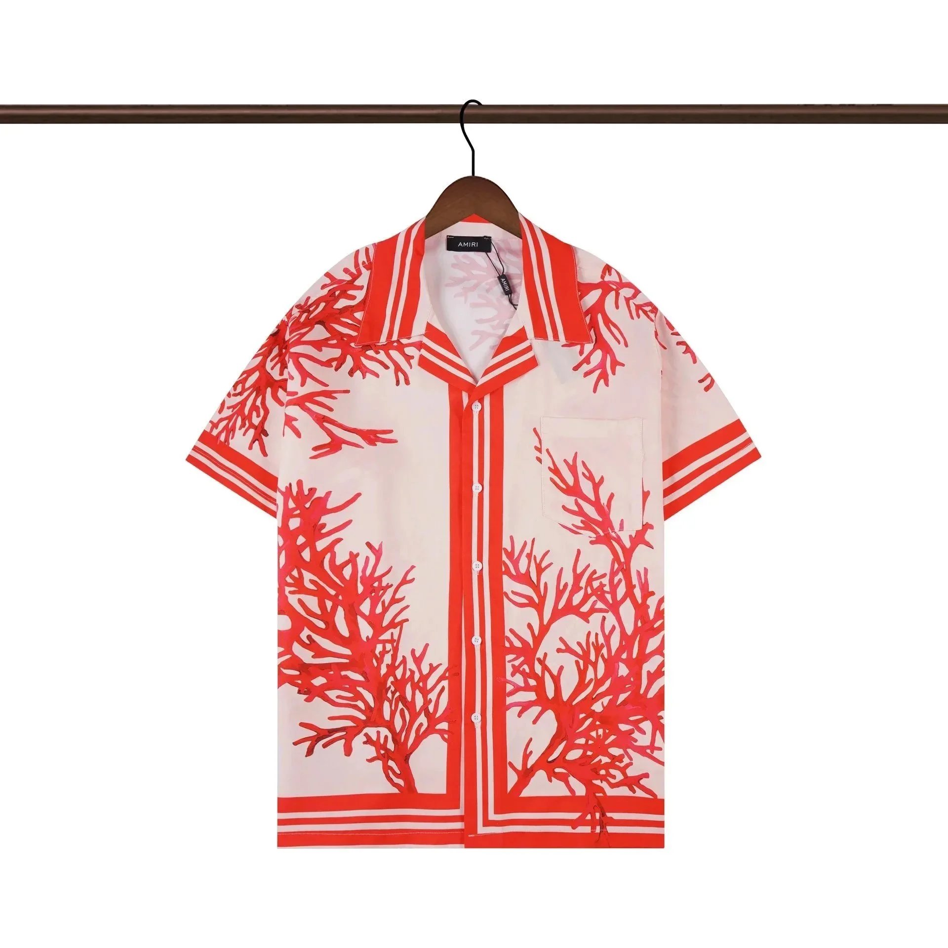 Amiri Coral Print Wh