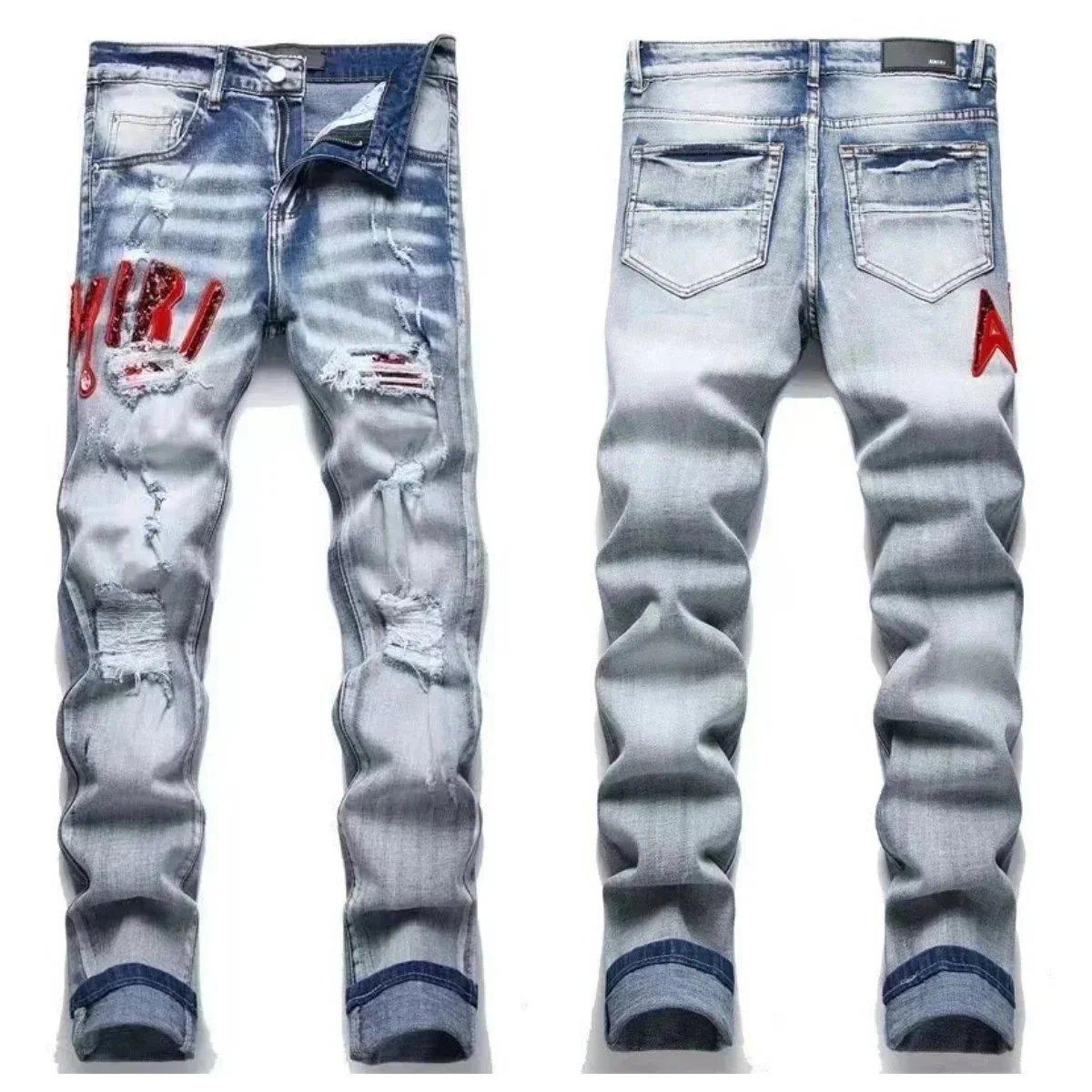 Amiri Light Blue Jea