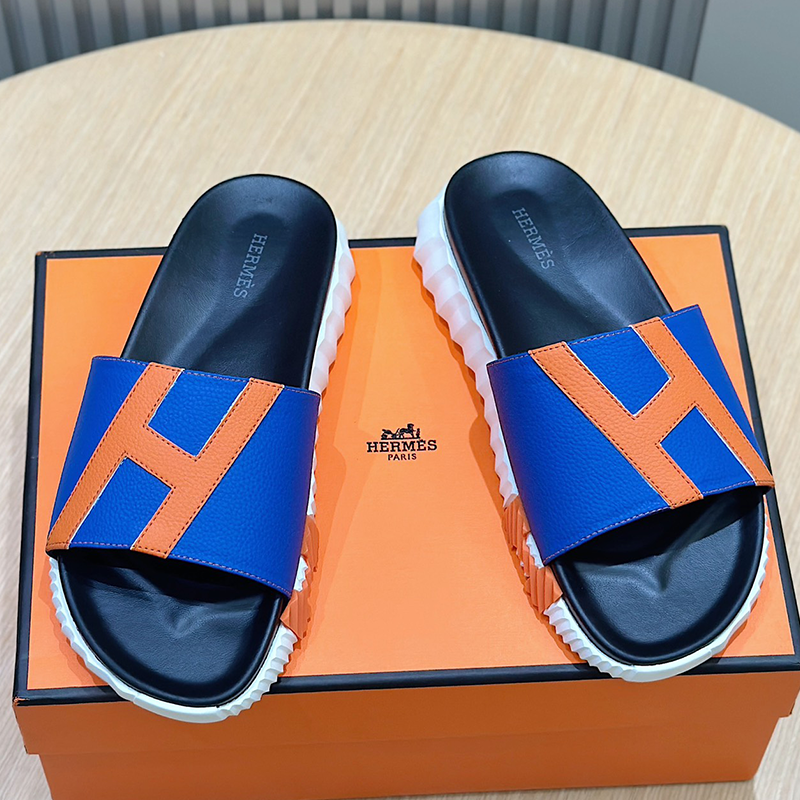 Hermès Blue Slides