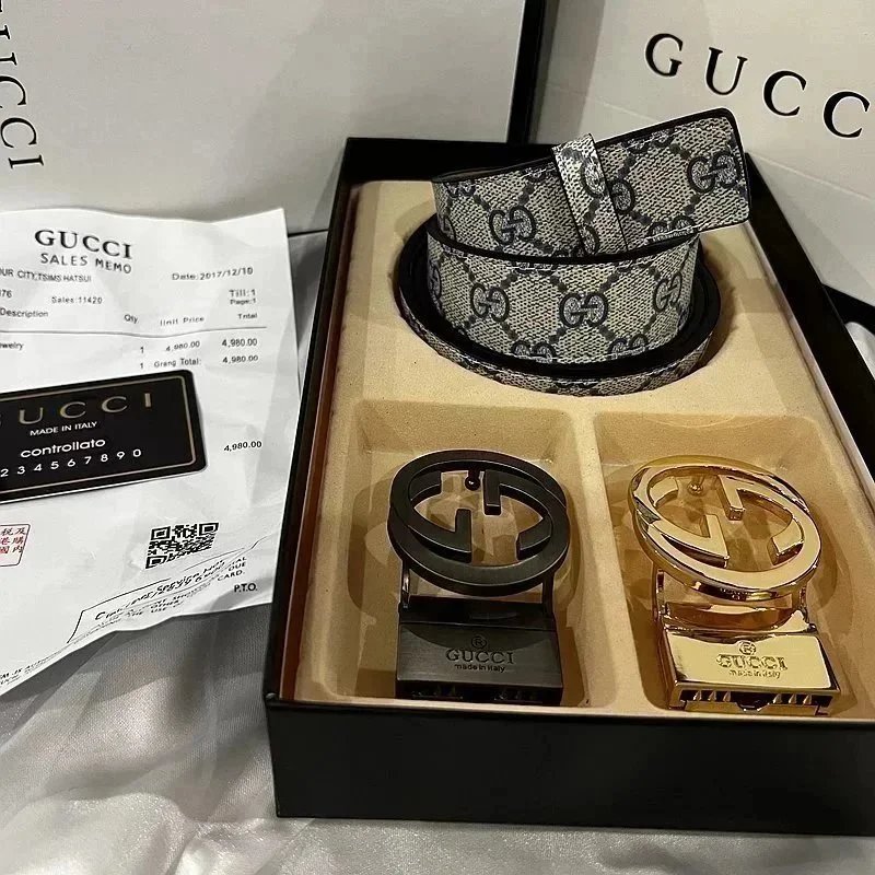 Gucci Monogram Belt 