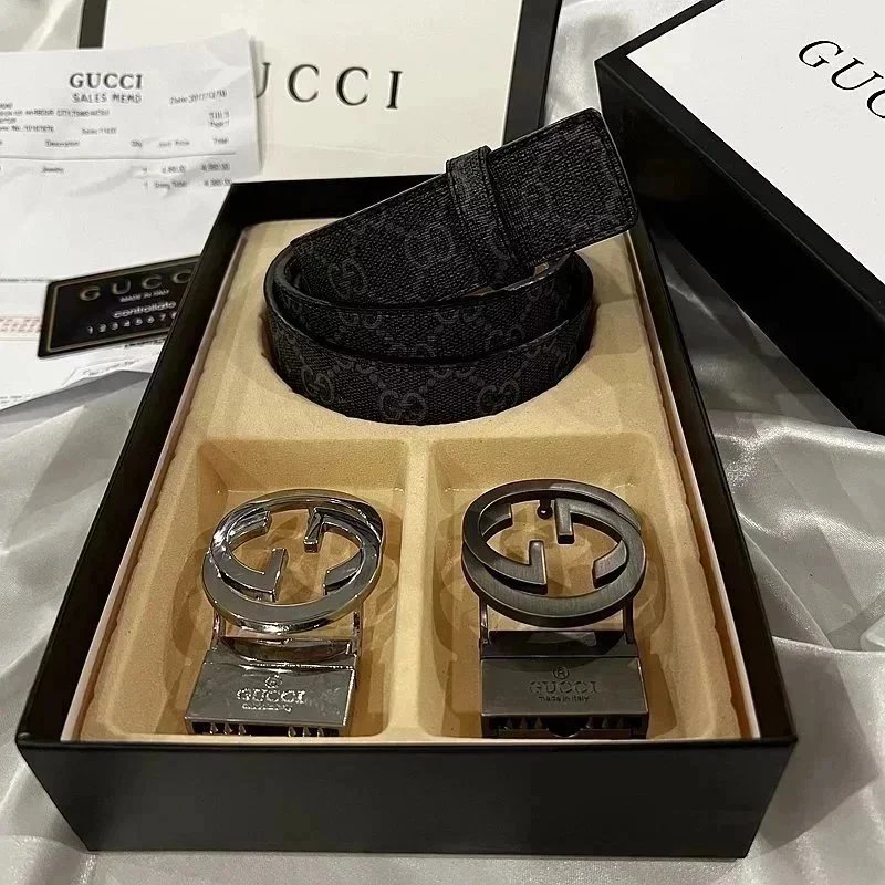 Gucci Black Belt Acc