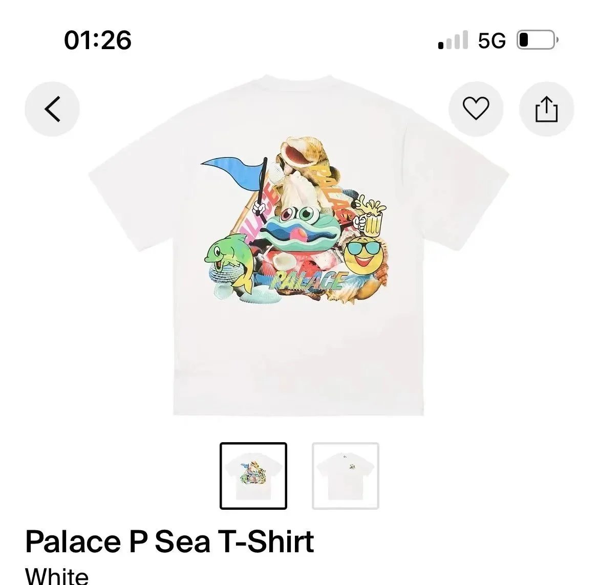 Palace P Sea White T