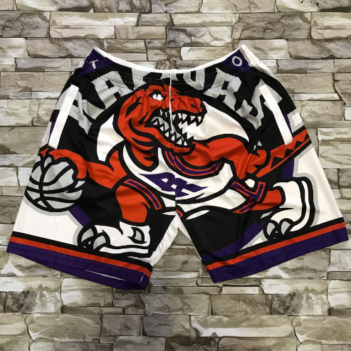 Raptors White Shorts