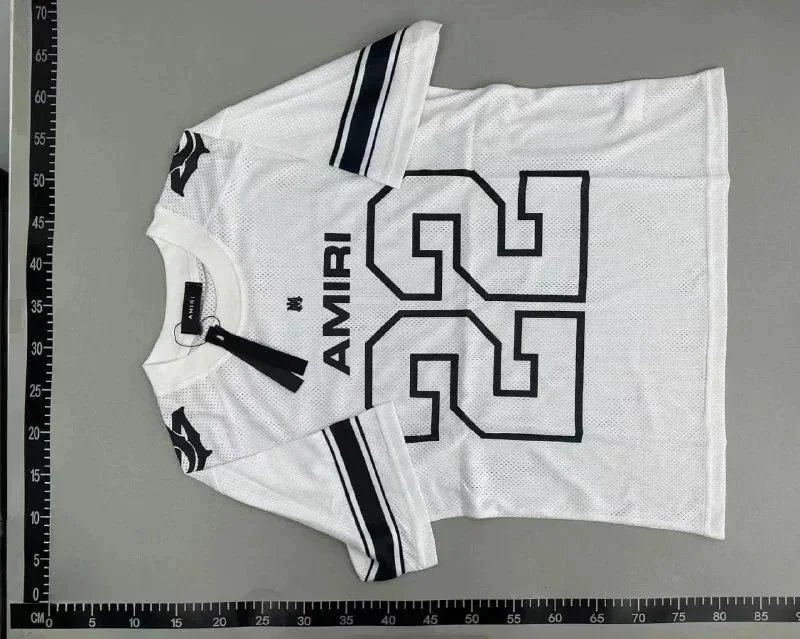 Amiri 22 White Graphic Jersey Set