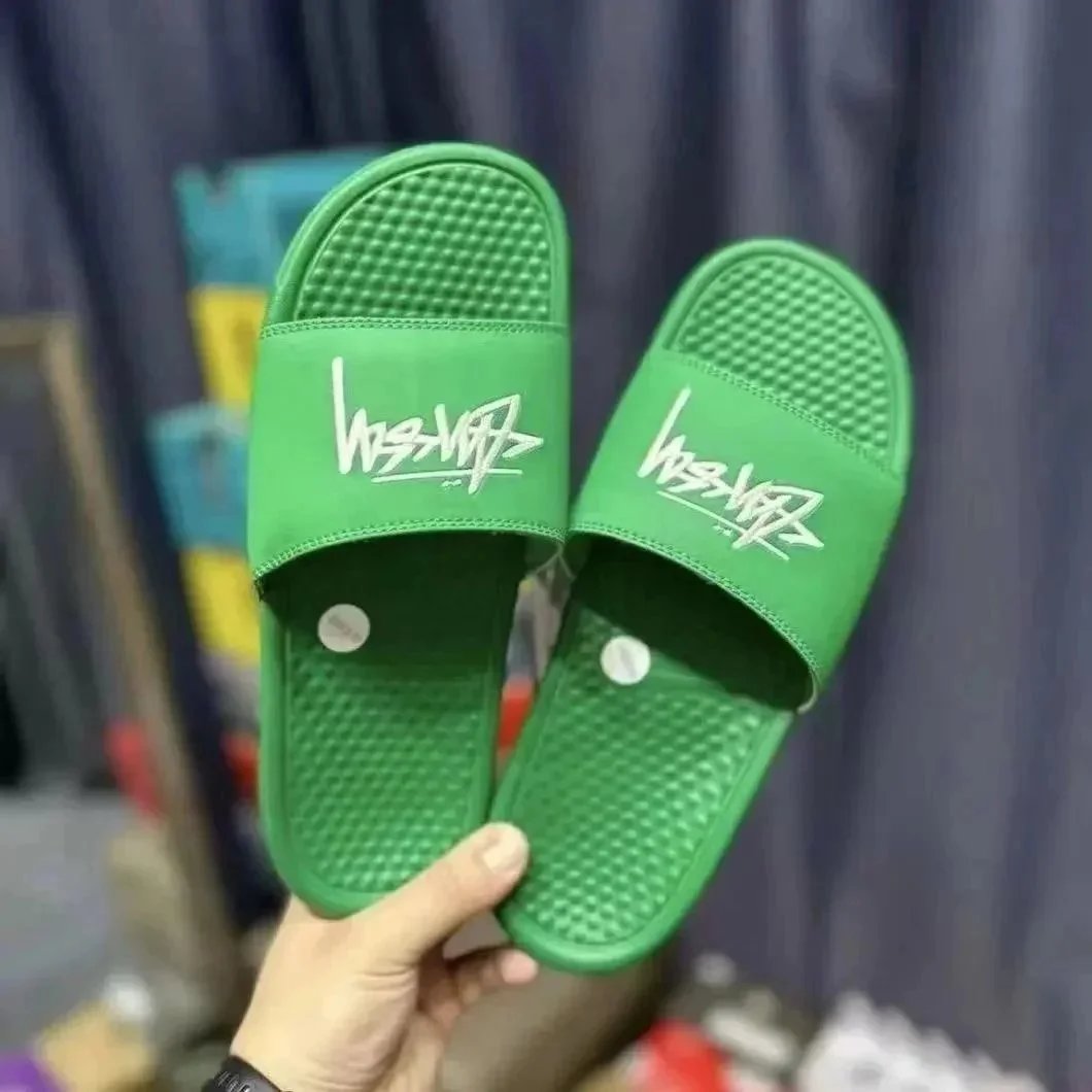 Stussy Green Slides