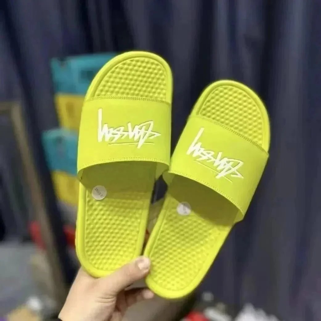 Stüssy Lime Slides