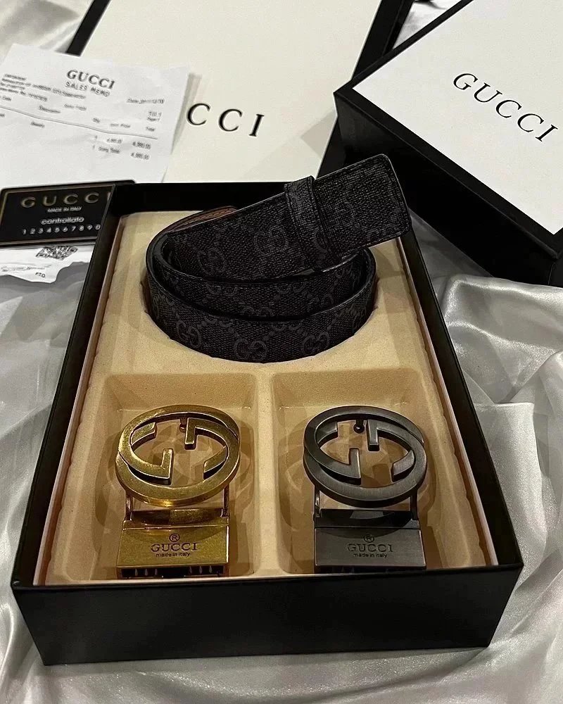 Gucci Black Belt Acc