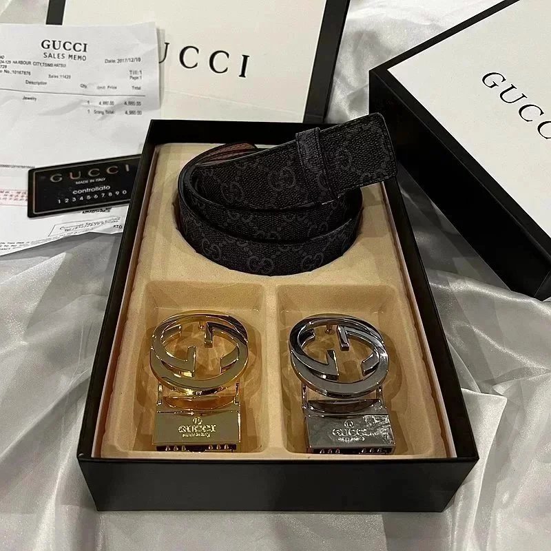Gucci Black Belt Acc