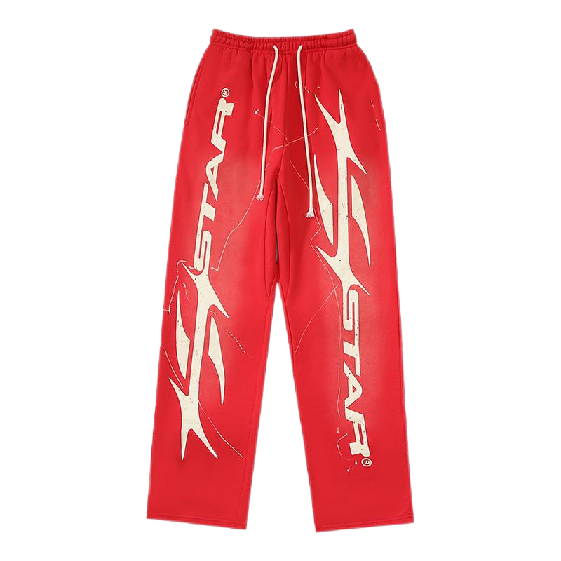 Star Red Pants