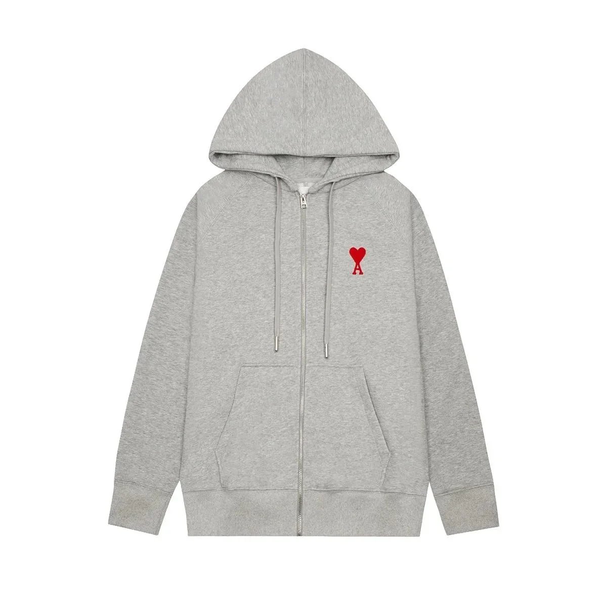 Ami Paris Grey Hoodi