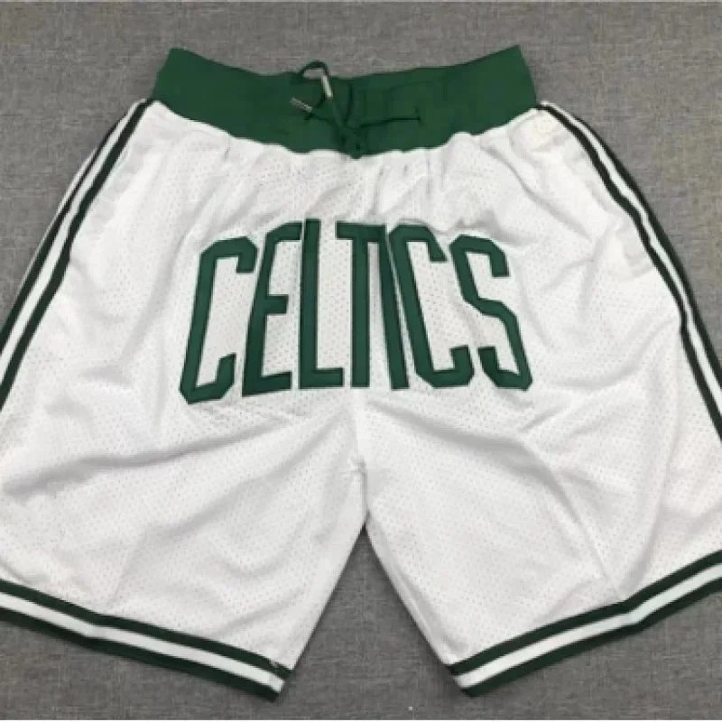 Celtics White Shorts