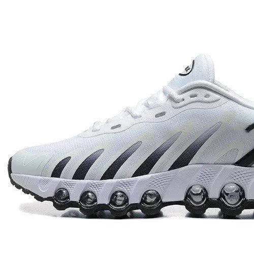 Bubble Sole Running Shoes White Black Pink Orange Silver Metallic Casual Sneakers