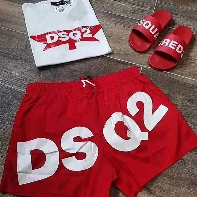 DSQ2 Red Shorts