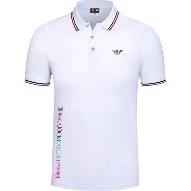 Armani White Polo Sh