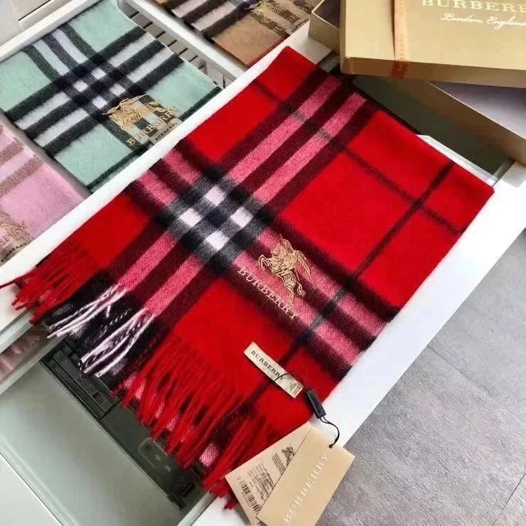 Burberry Red Scarf