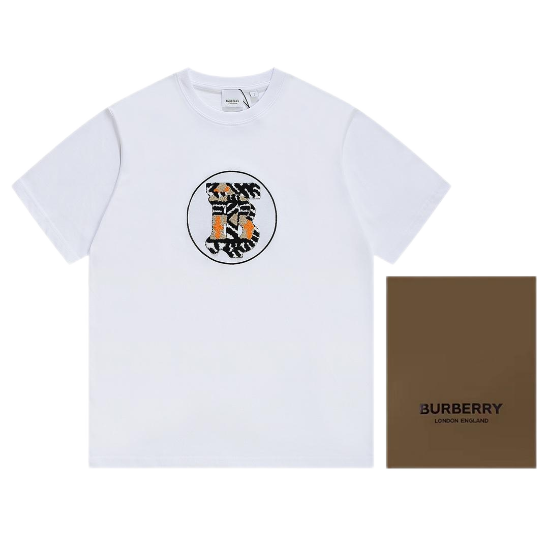 Burberry B Logo Whit