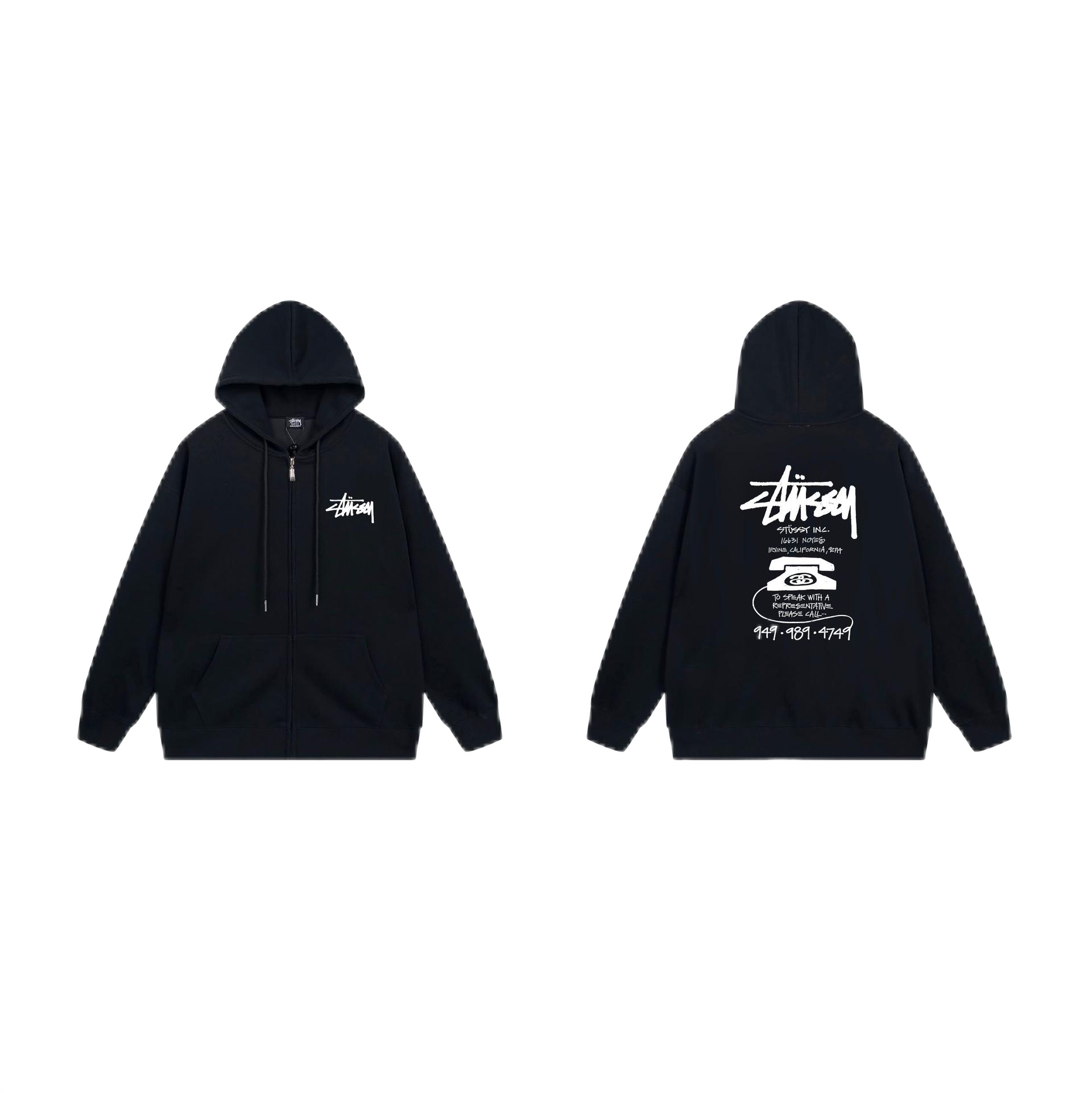 Stussy Black Hoodie