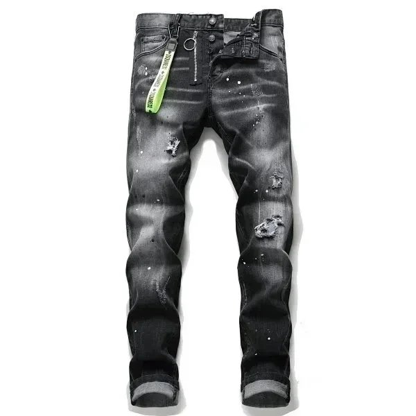 Distressed Black Jea