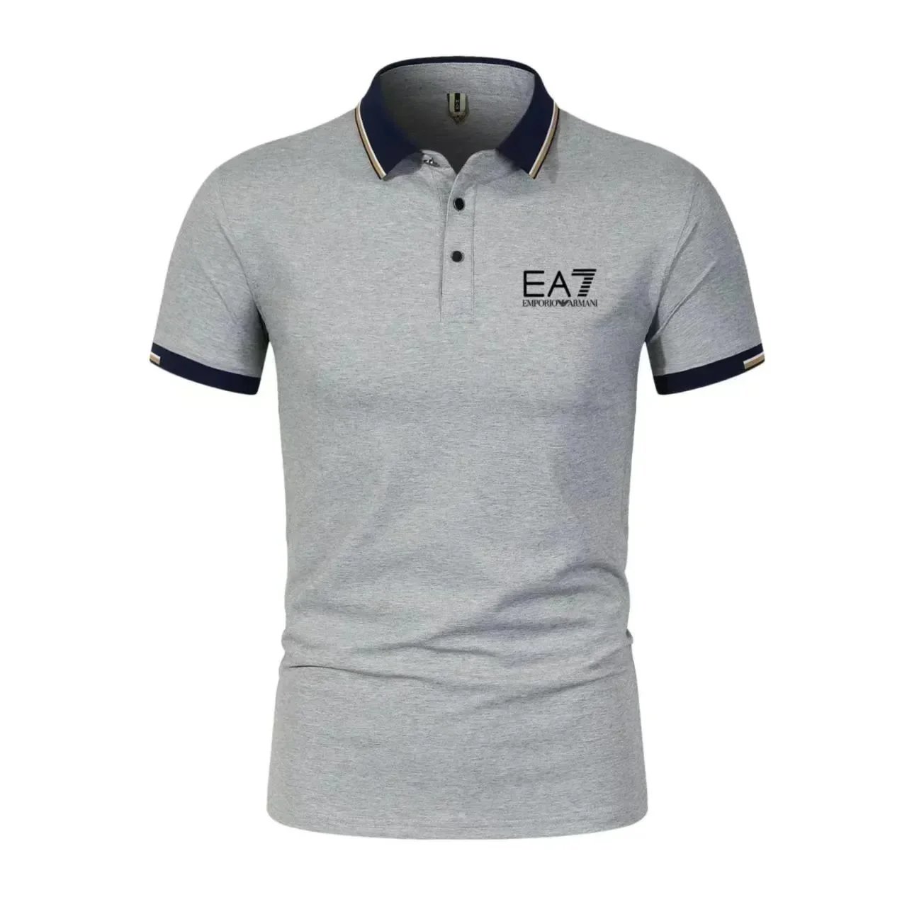 EA7 Grey Polo Shirt
