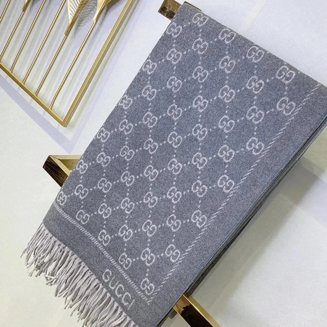 Gucci Grey Scarf