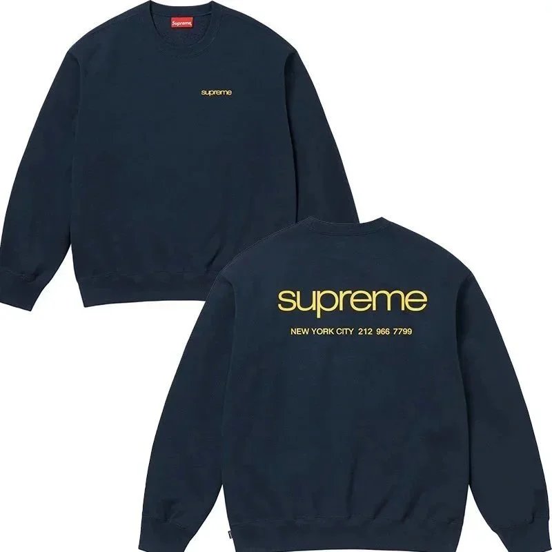 Supreme Navy Sweatsh