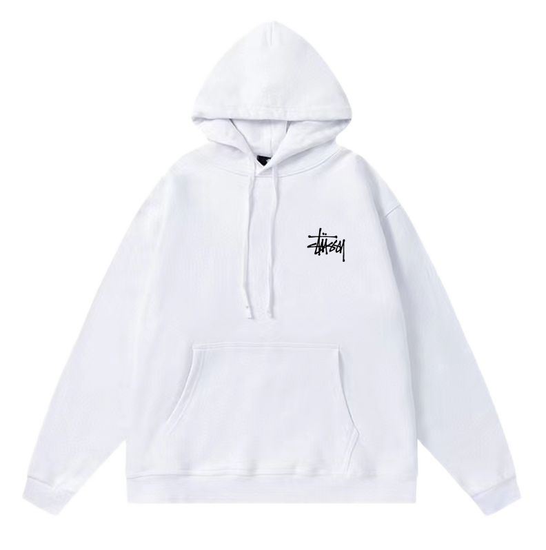 Stussy White Hoodie