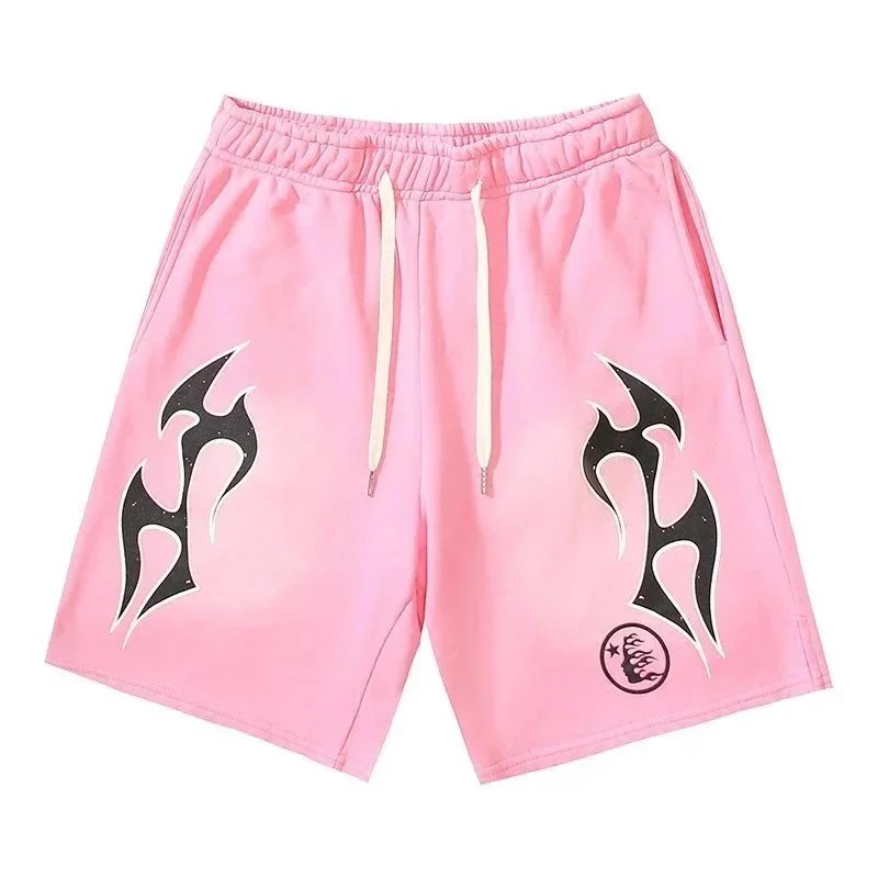 Pink Flame Print Sho