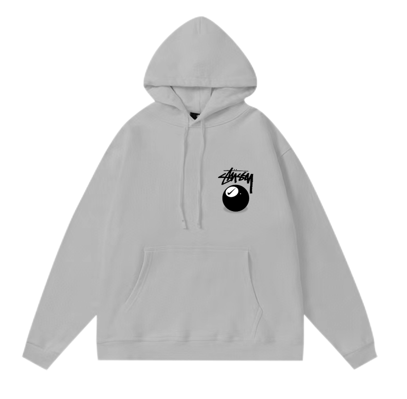Stussy 8 Ball Grey H