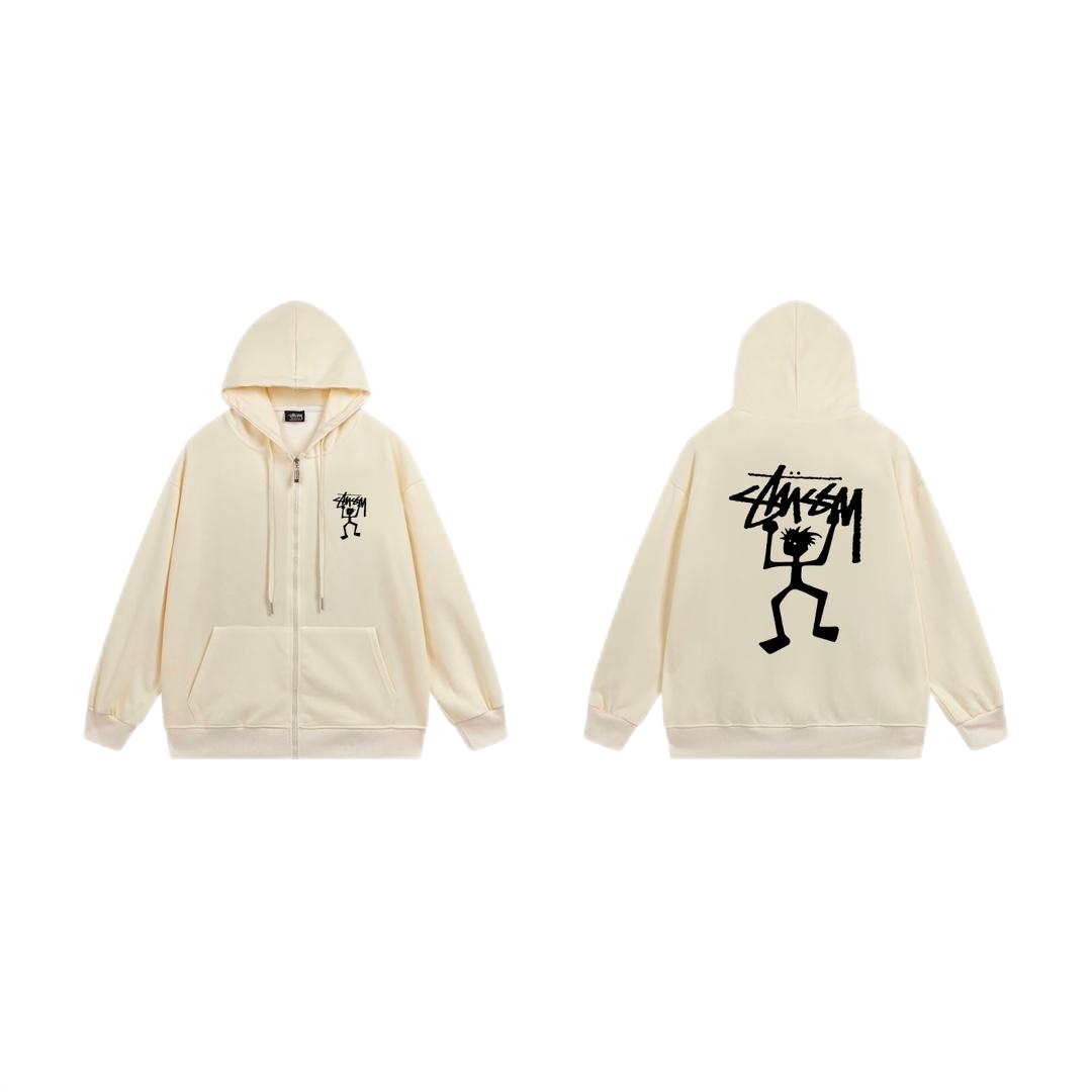 Stussy Beige Hoodie