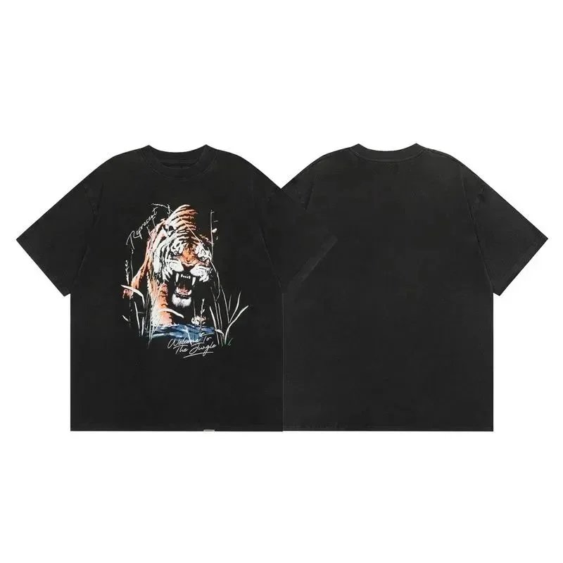 Wild Tiger Black T-S